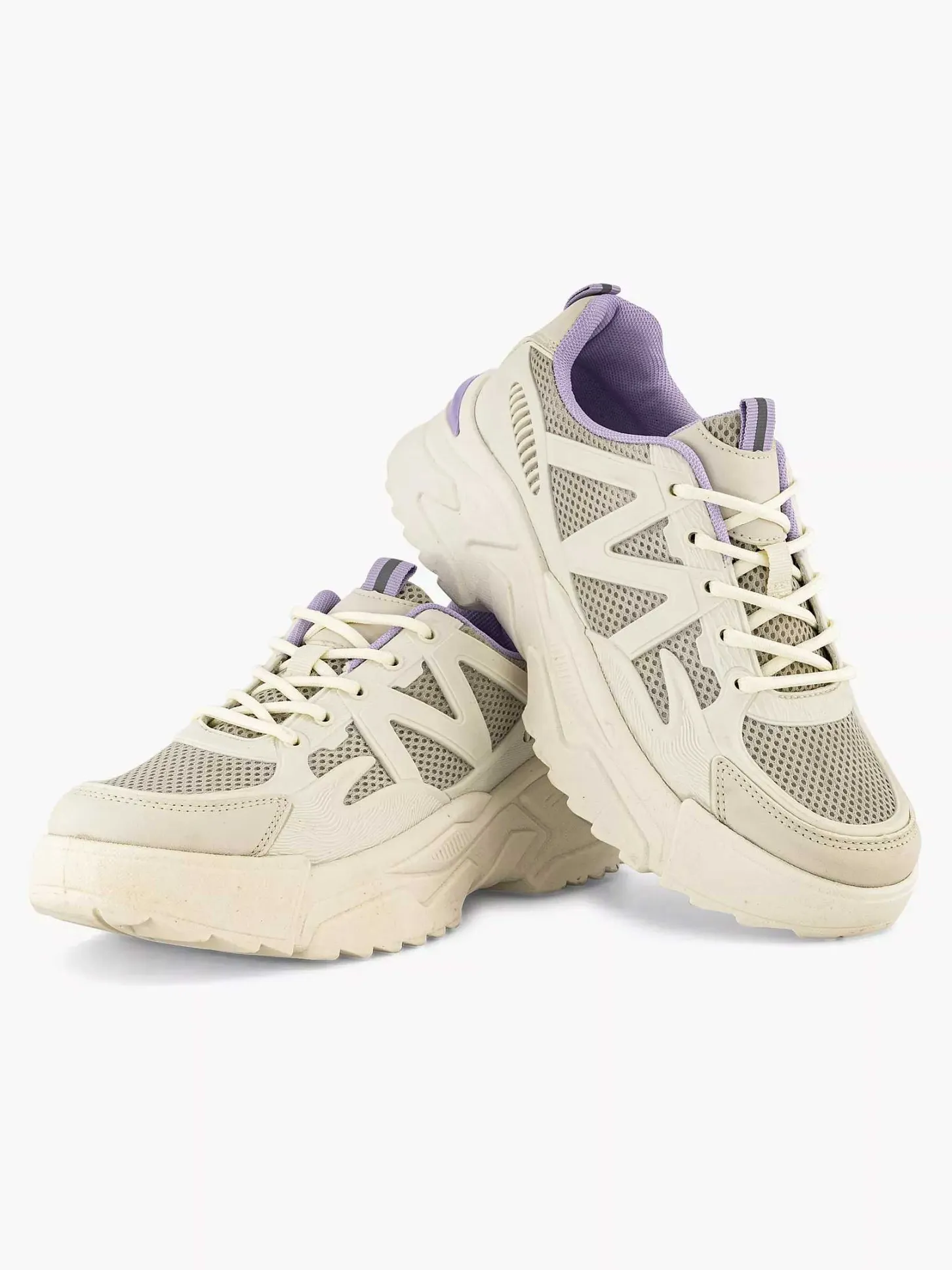 Outlet Witte Chunky Sneaker Dames Sneakers