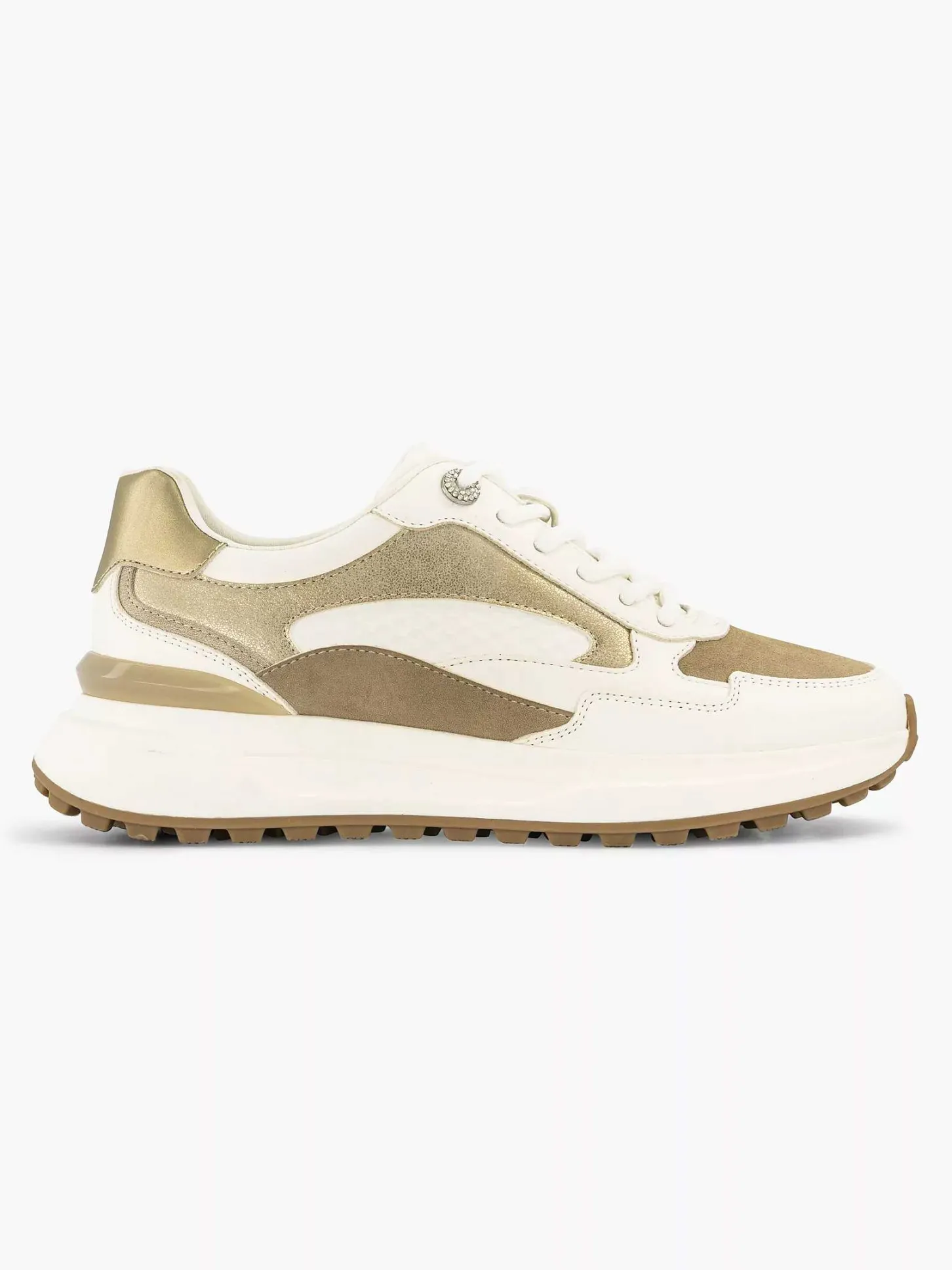 Best Witte Chunky Sneaker Glitter Dames Sneakers