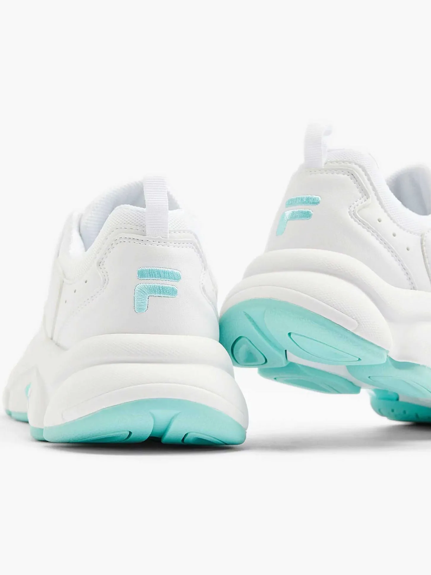 Discount Witte Chunky Sneaker Turqoise Zool Dames Sneakers