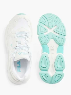 Discount Witte Chunky Sneaker Turqoise Zool Dames Sneakers
