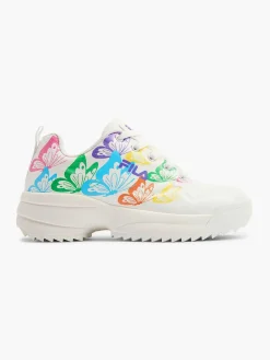 Discount Witte Chunky Sneaker Vlinders Dames Sneakers