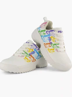 Discount Witte Chunky Sneaker Vlinders Dames Sneakers