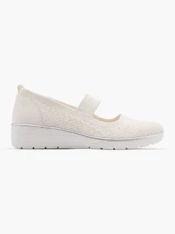 New Witte Comfort Instapper Dames Comfort Schoenen
