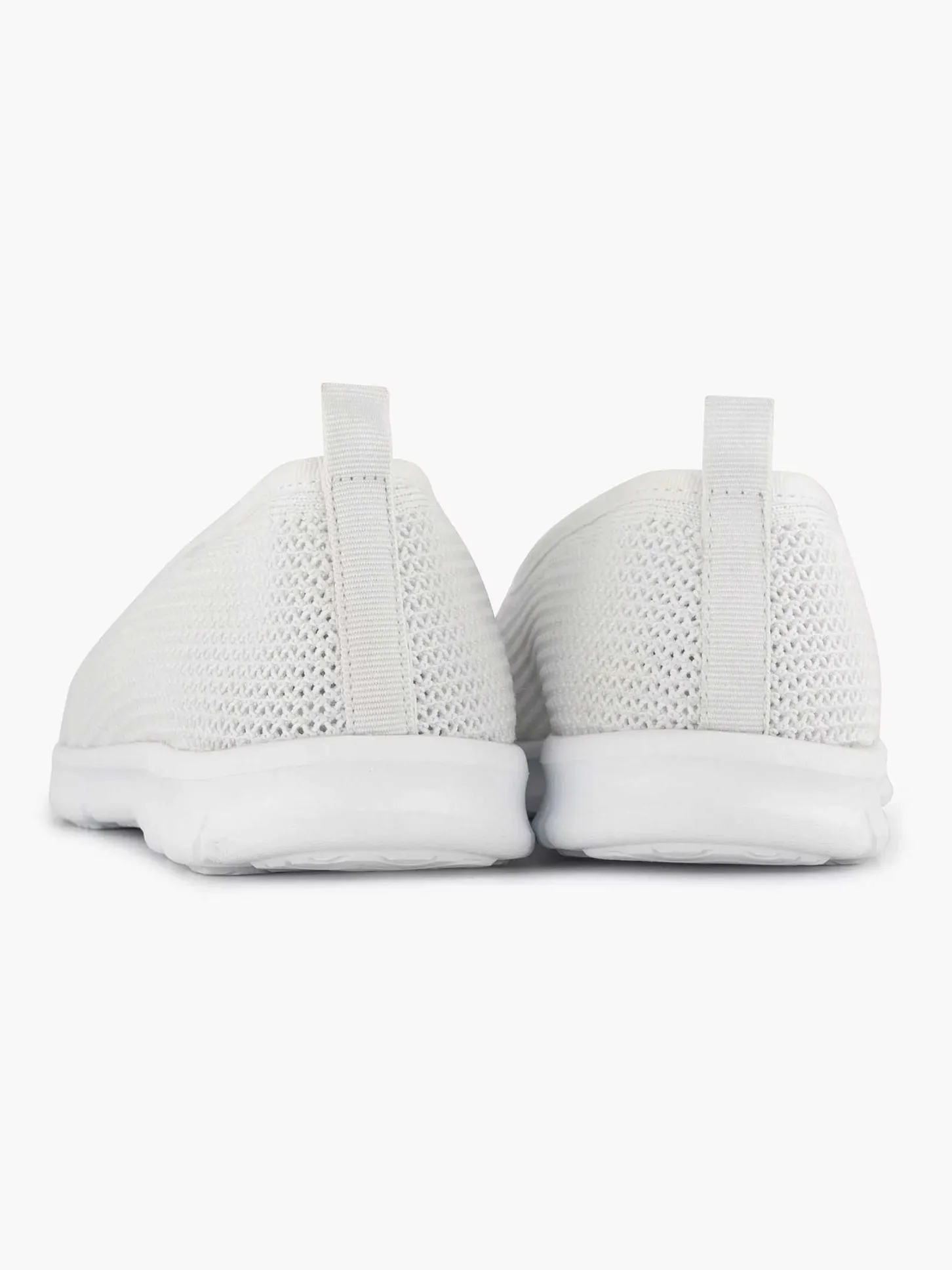 Outlet Witte Comfort Instapper Dames Comfort Schoenen