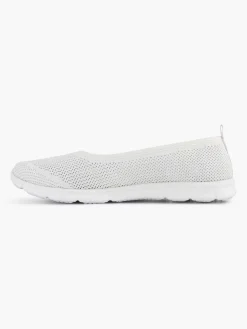 Outlet Witte Comfort Instapper Dames Comfort Schoenen