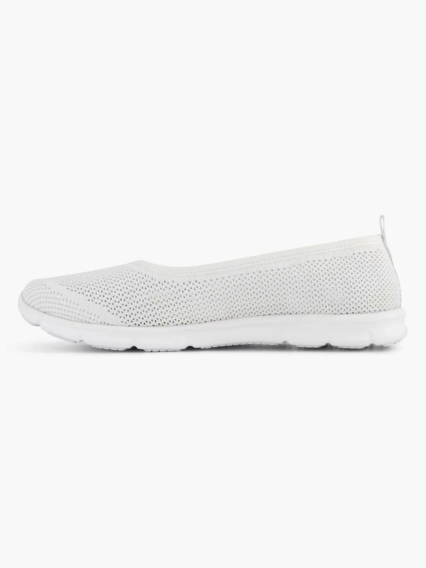 Outlet Witte Comfort Instapper Dames Comfort Schoenen