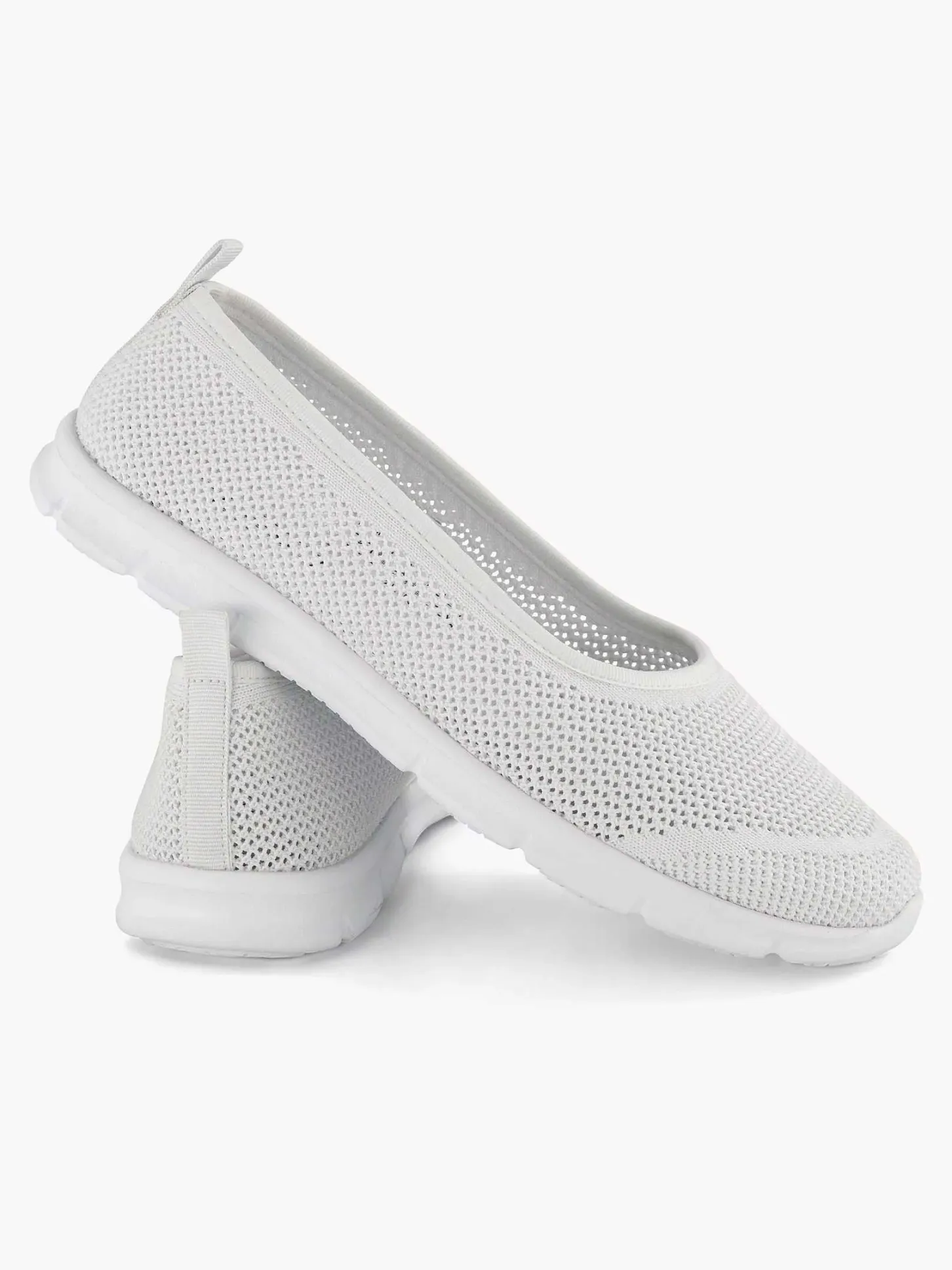Outlet Witte Comfort Instapper Dames Comfort Schoenen