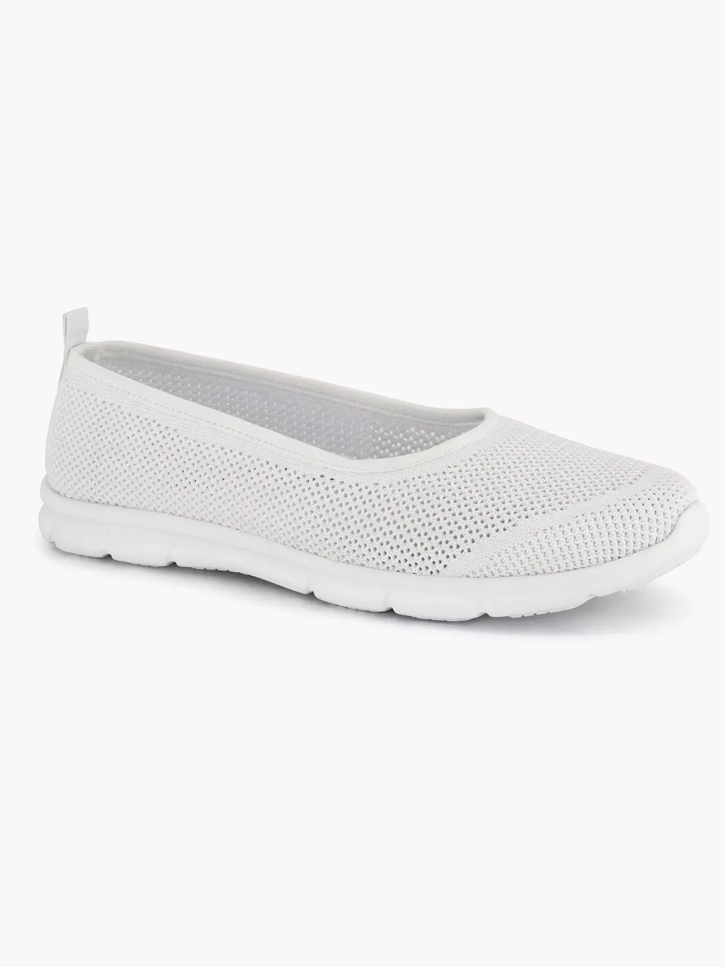 Outlet Witte Comfort Instapper Dames Comfort Schoenen