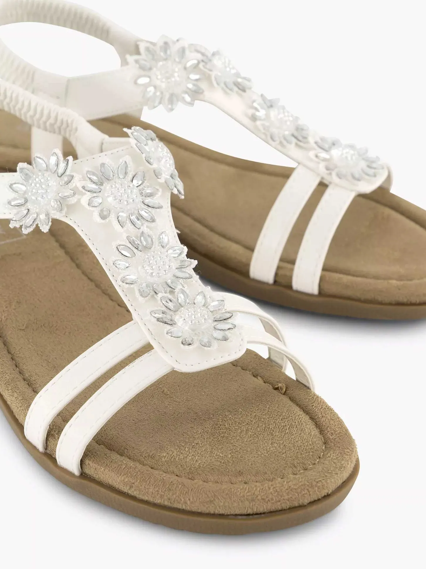 Discount Witte Comfort Sandaal Dames Comfort Schoenen