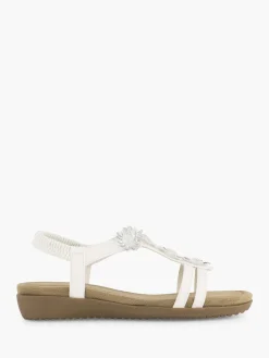 Discount Witte Comfort Sandaal Dames Comfort Schoenen