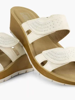 Sale Witte Comfort Slipper Dames Comfort Schoenen