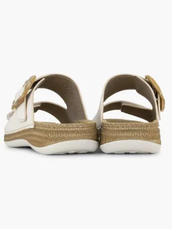 Clearance Witte Comfort Slipper Dames Comfort Schoenen