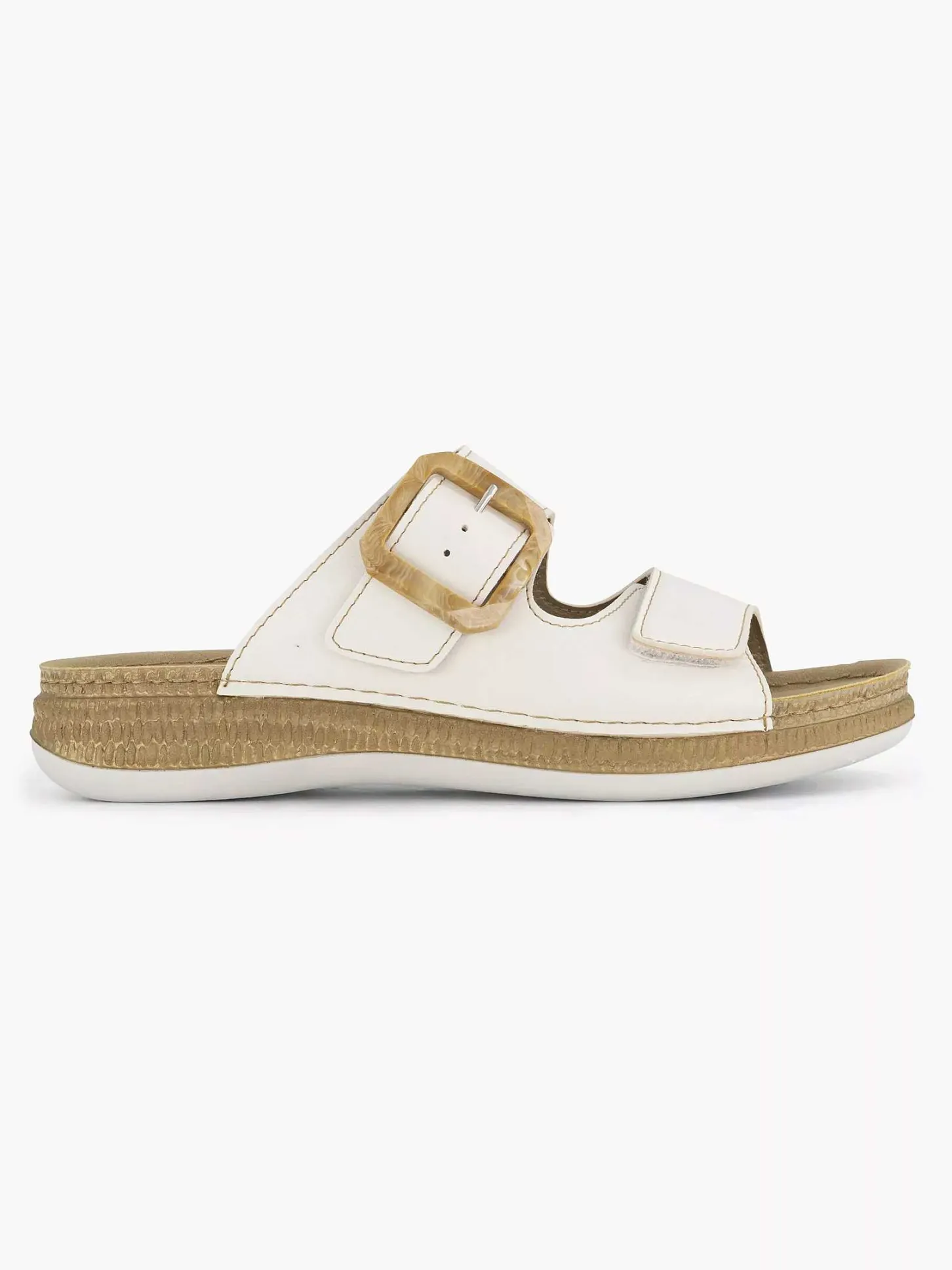 Clearance Witte Comfort Slipper Dames Comfort Schoenen