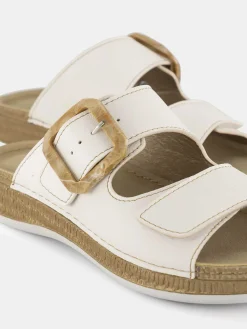 Clearance Witte Comfort Slipper Dames Comfort Schoenen
