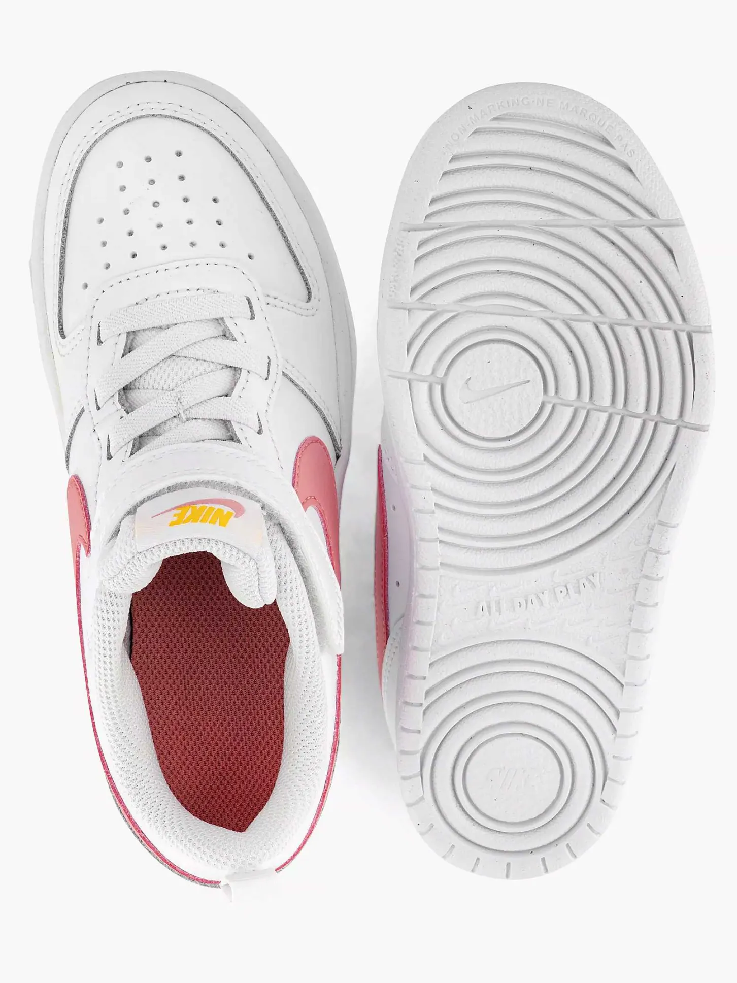 Clearance Witte Court Borough Low 2 Kinderen Jongensschoenen