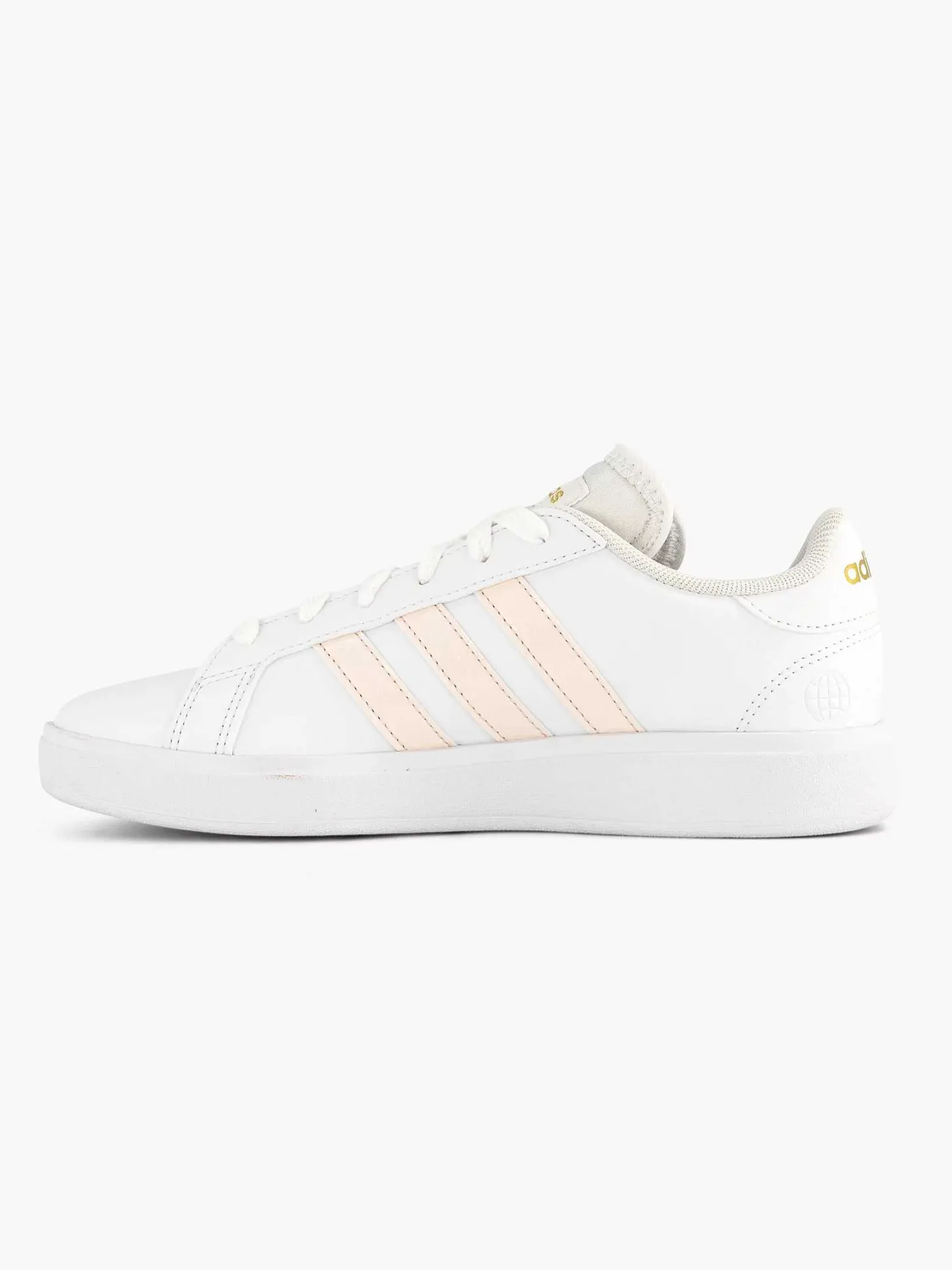 Outlet Witte Grand Court Base 2.0 Dames Sneakers
