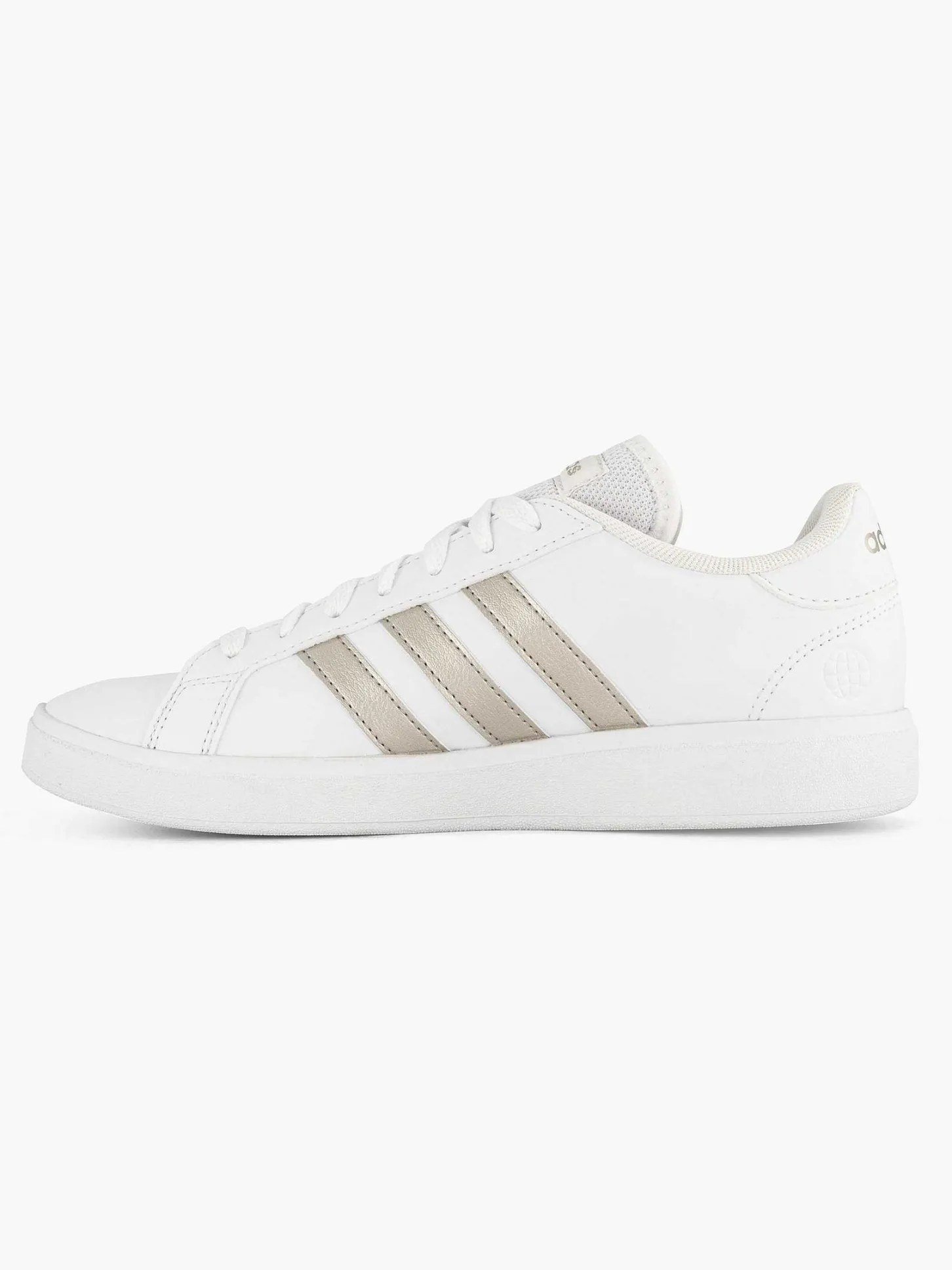 Discount Witte Grand Court Base 2.0 Dames Sneakers