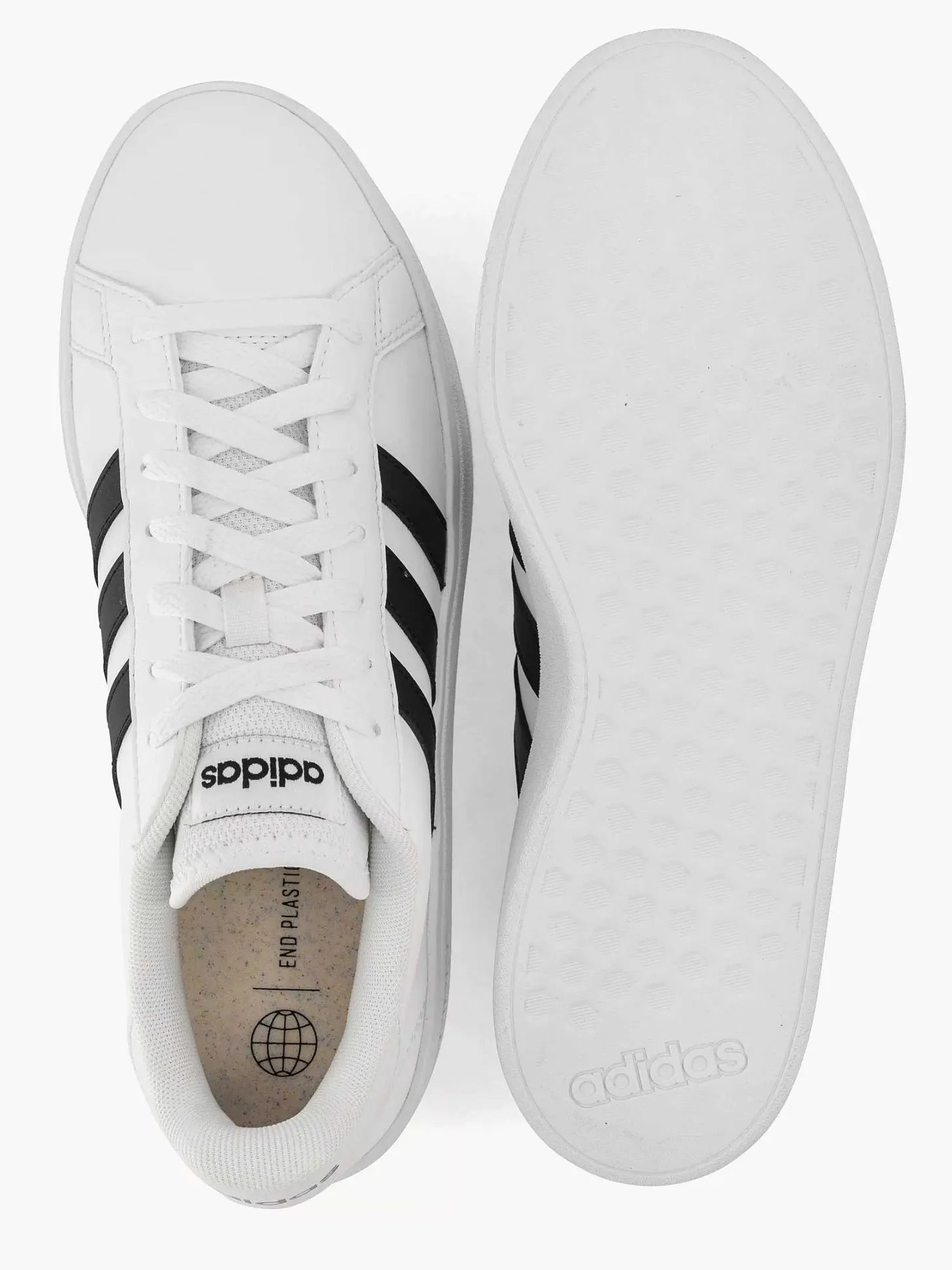 Witte Grand Court Base 2.0 Heren Sneakers