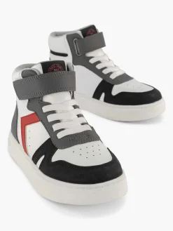 Clearance Witte Hoge Sneaker Kinderen Jongensschoenen