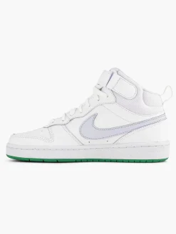 Outlet Witte Hoge Sneaker Court Borough Mid 2 Kinderen Jongensschoenen