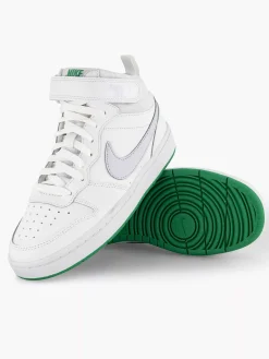 Outlet Witte Hoge Sneaker Court Borough Mid 2 Kinderen Jongensschoenen