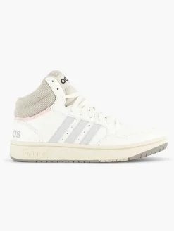 Discount Witte Hoops 3.0 Mid Dames Sneakers