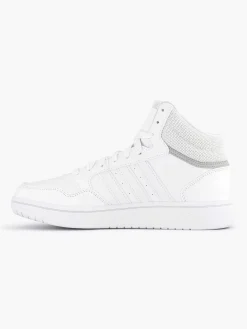 Hot Witte Hoops Mid 3.0 K Kinderen Jongensschoenen
