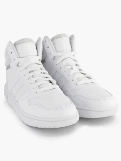 Hot Witte Hoops Mid 3.0 K Kinderen Jongensschoenen