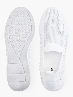 Clearance Witte Instapper Steentjes Dames Instappers