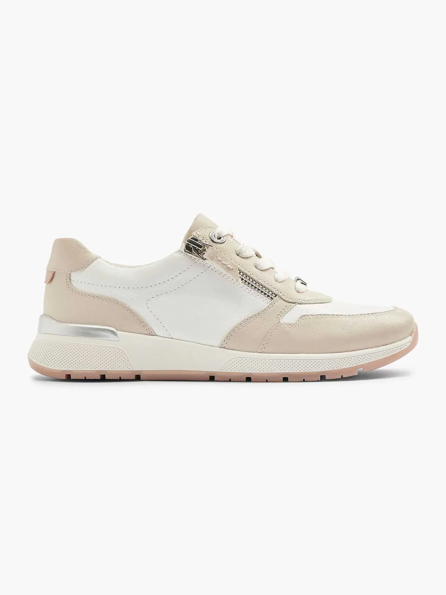 New Witte Leren Comfort Sneaker Dames Comfort Schoenen