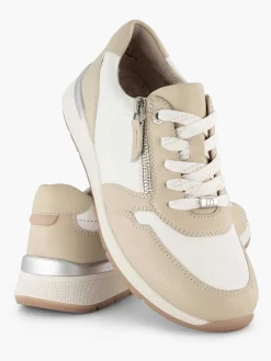 New Witte Leren Comfort Sneaker Dames Comfort Schoenen