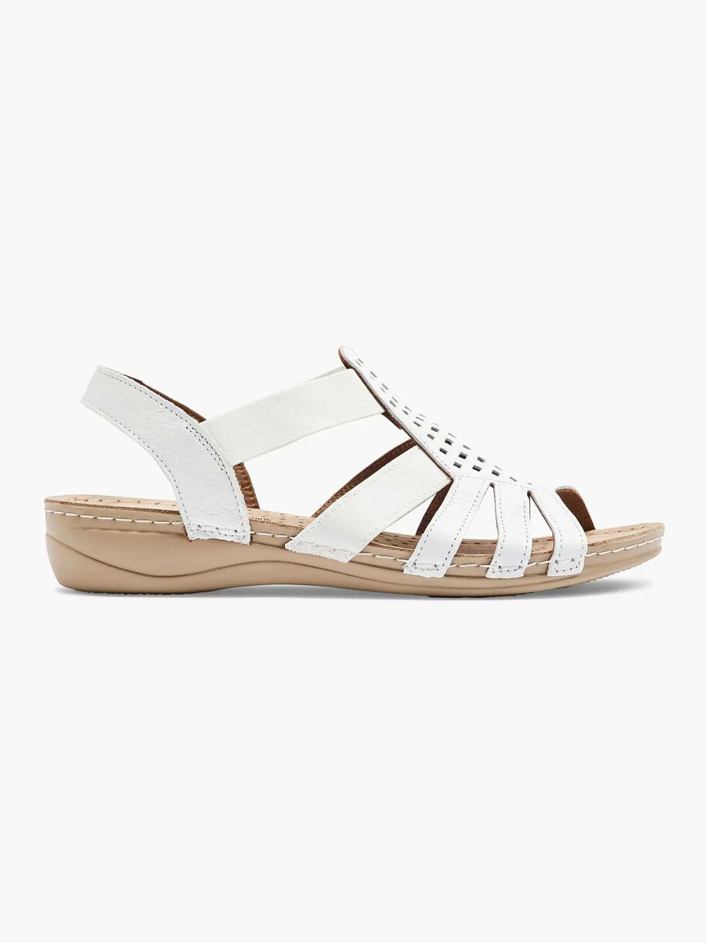 Best Witte Leren Sandaal Dames Comfort Schoenen