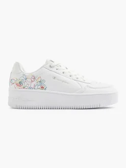 New Witte Low Cut Shoe Rebound Platform Dames Sneakers