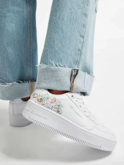 New Witte Low Cut Shoe Rebound Platform Dames Sneakers