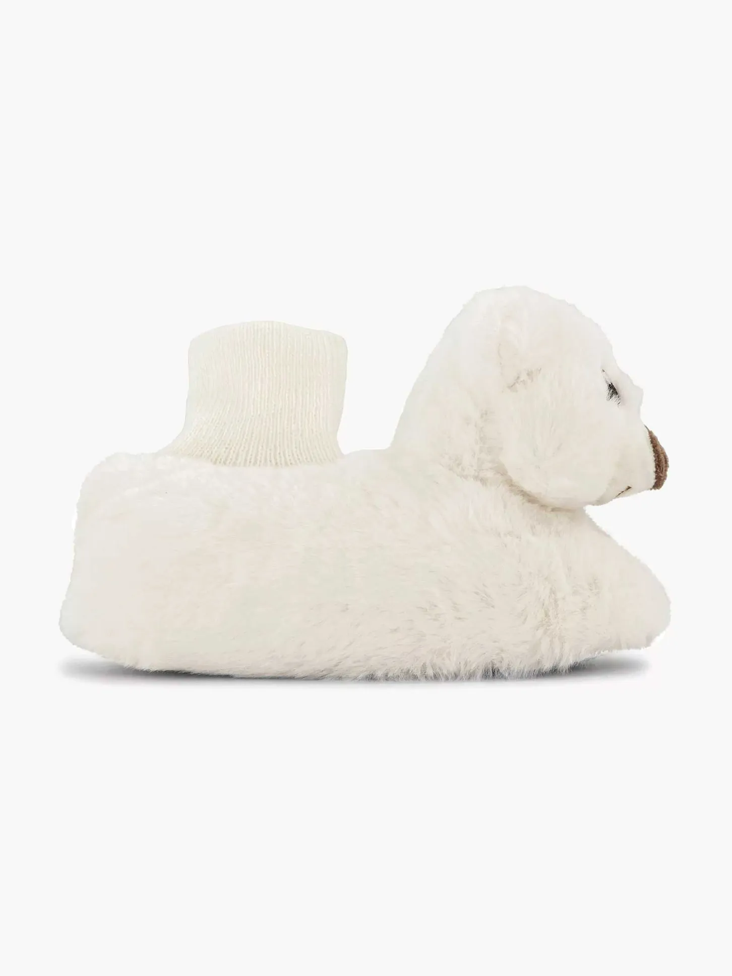 Clearance Witte Pantoffel Beer Kinderen Jongensschoenen