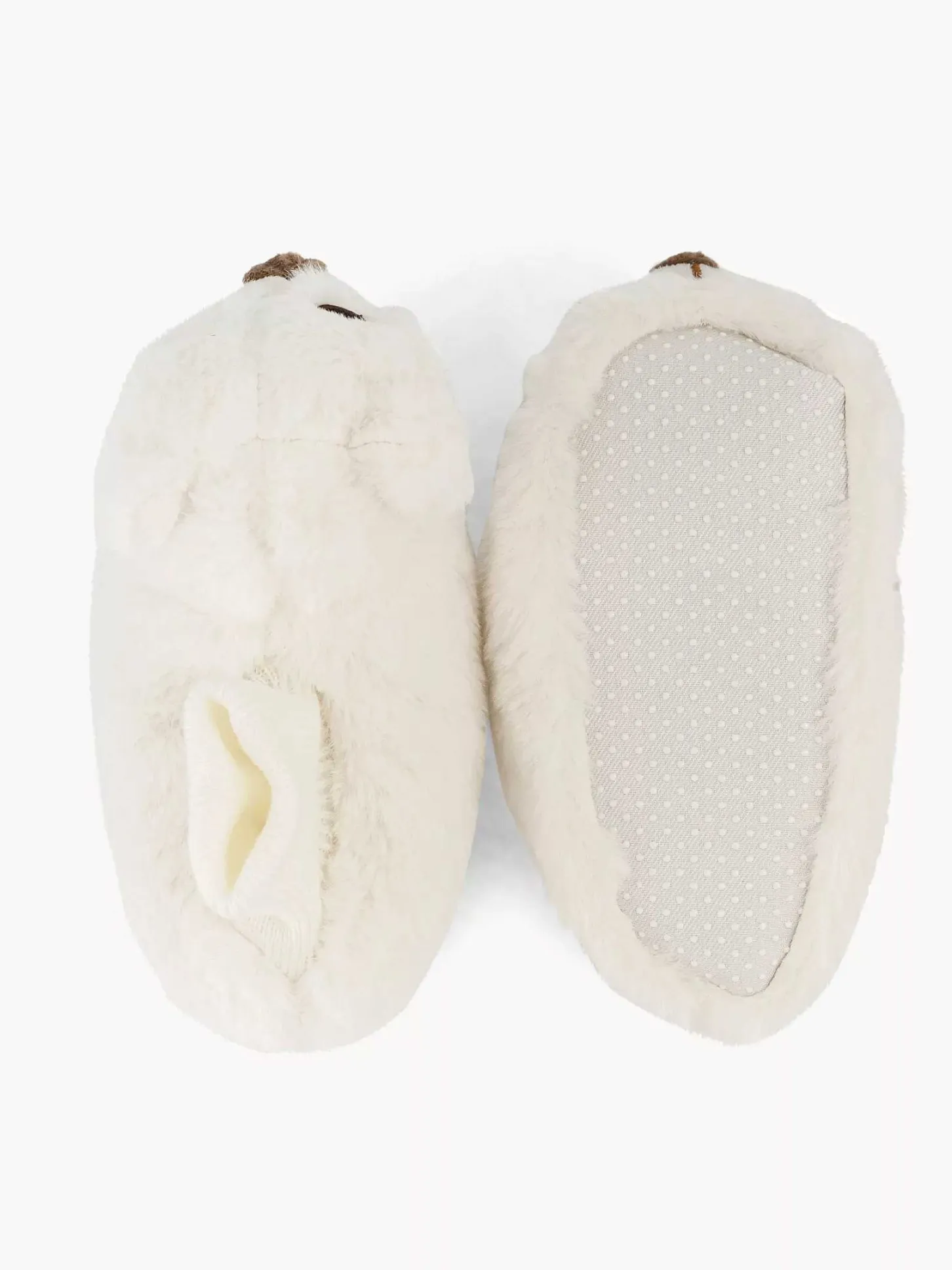 Clearance Witte Pantoffel Beer Kinderen Jongensschoenen