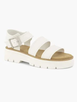 Witte Platform Sandaal Dames Sandalen