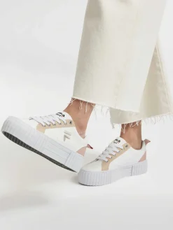 Witte Platform Sneaker Dames Sneakers