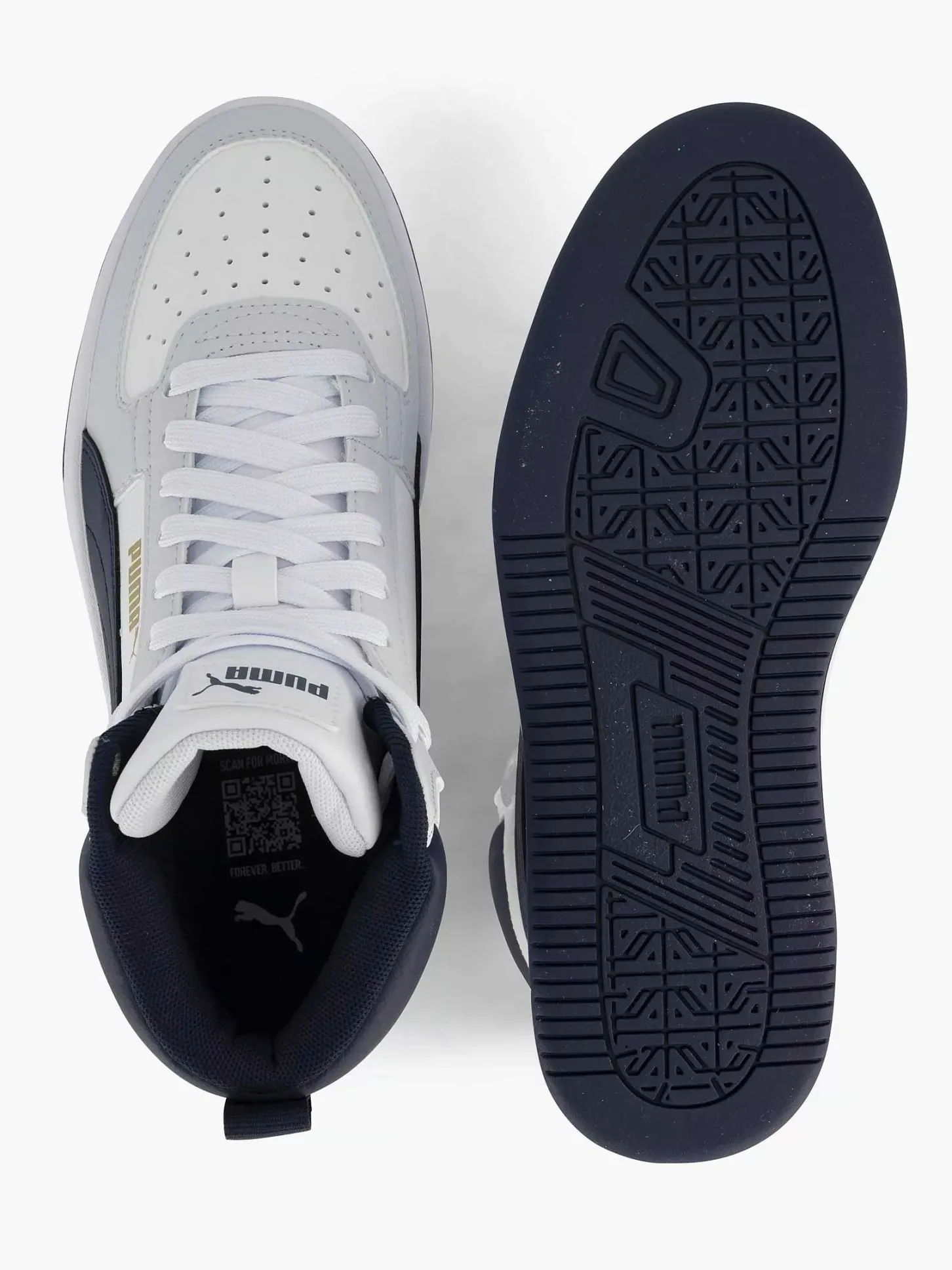 Witte Caven 2.0 Mid Jr Kinderen Jongensschoenen