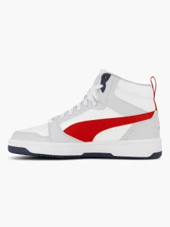 Best Witte Rebound V6 Mid Jr Kinderen Jongensschoenen