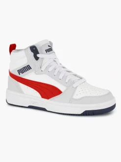 Best Witte Rebound V6 Mid Jr Kinderen Jongensschoenen