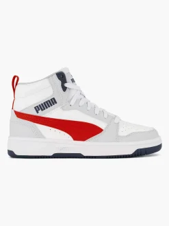 Best Witte Rebound V6 Mid Jr Kinderen Jongensschoenen
