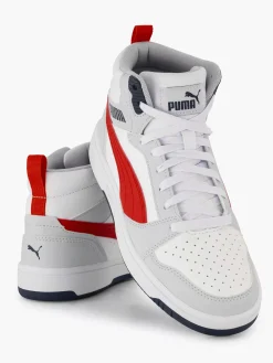 Best Witte Rebound V6 Mid Jr Kinderen Jongensschoenen