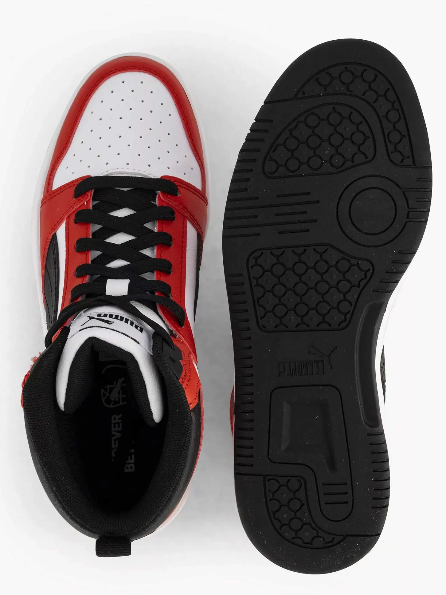 Outlet Witte Rebound V6 Mid Jr Kinderen Jongensschoenen