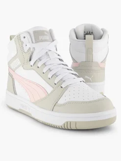Sale Witte Rebound V6 Mid Jr Dames Sneakers