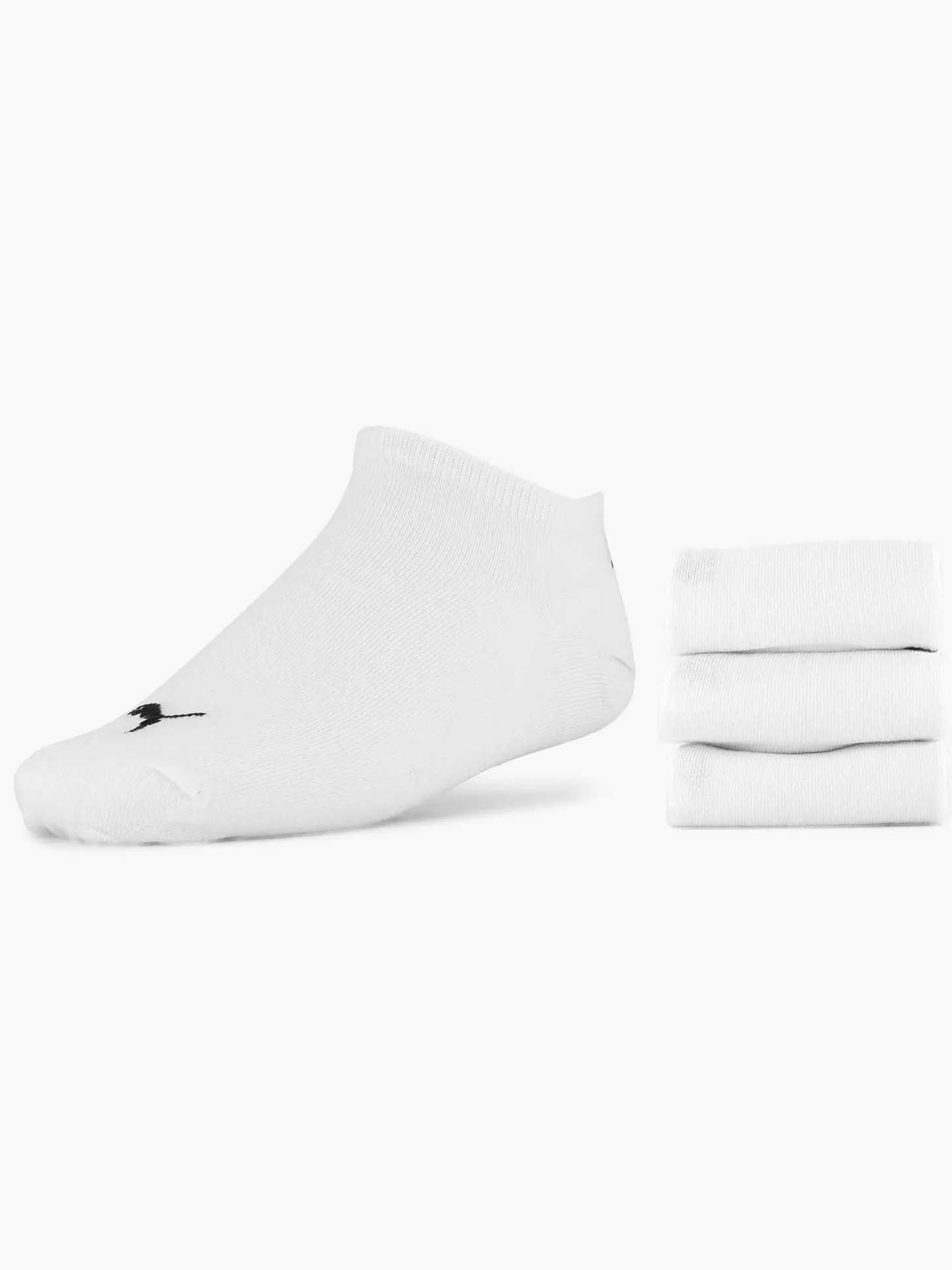 Hot Witte Sneaker Plain 3 Pak 39-42 Heren Sokken