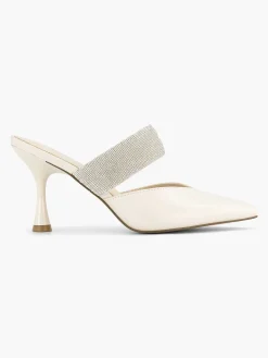 Hot Witte Pump Steentjes Dames Pumps