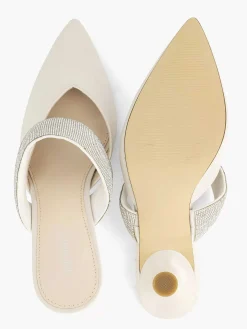 Hot Witte Pump Steentjes Dames Pumps