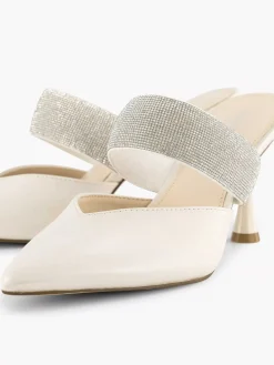 Hot Witte Pump Steentjes Dames Pumps