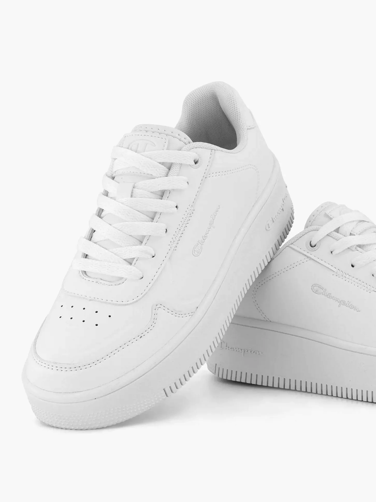 Hot Witte Rebound Platform Low Dames Sneakers